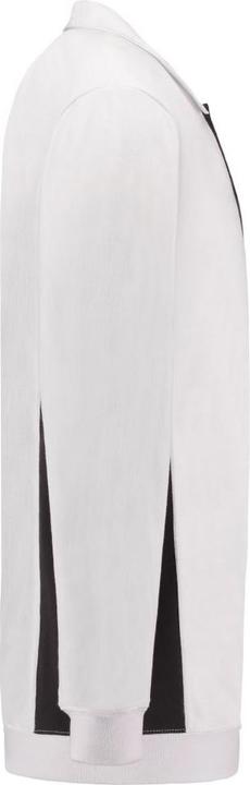 Image du produit Tricorp Sweatshirt col polo bicolore poche poitrine WhiteDarkgrey Gr. L (L)