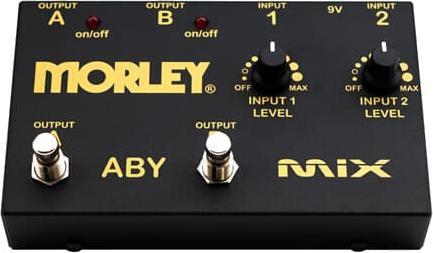 Image du produit Morley ABY-MIX-G Gold Series signaal mixer / splitter (éclats)