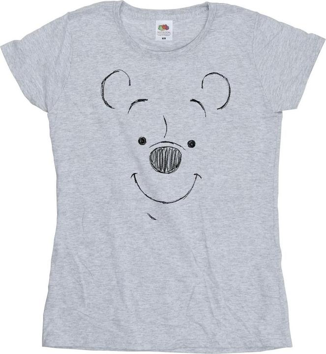 Immagine prodotto Disney Winnie The Pooh Winnie The Pooh Face Maglietta Donna (L)