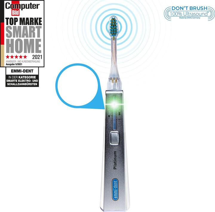 Actual product image Emmi-dent Platinum (Ultrasonic toothbrush)