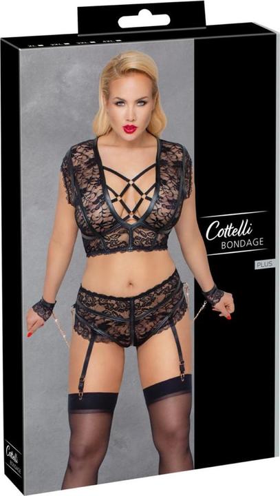 Actual product image Cottelli Collection Bra Set Bondage 2XL (XXL)