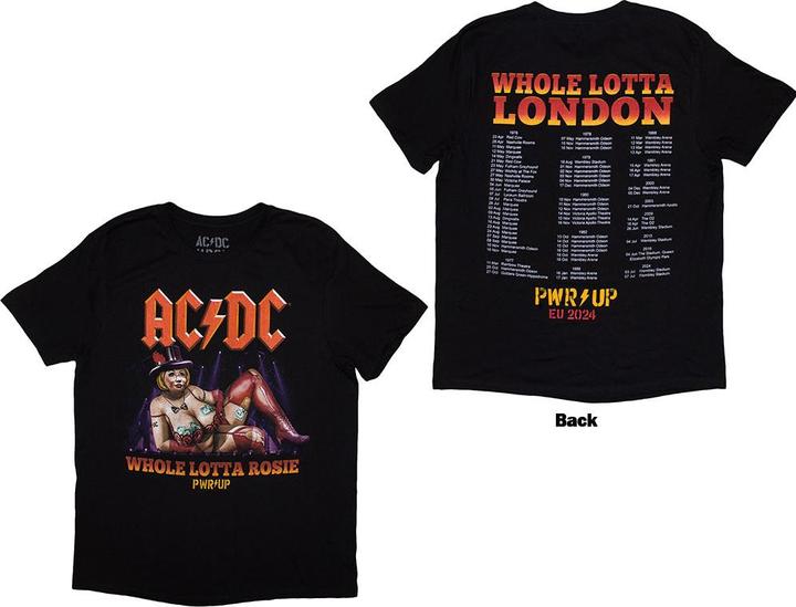 AC/DC Whole Lotta London PWR-UP EU Tour 24 Back Print