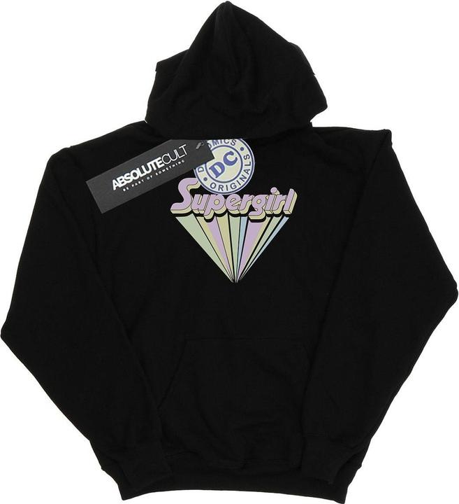 Actual product image Womens/Ladies Supergirl Pastel Logo Hoodie (XL)