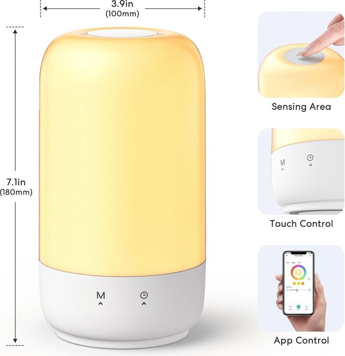 Actual product image Meross Smart night light