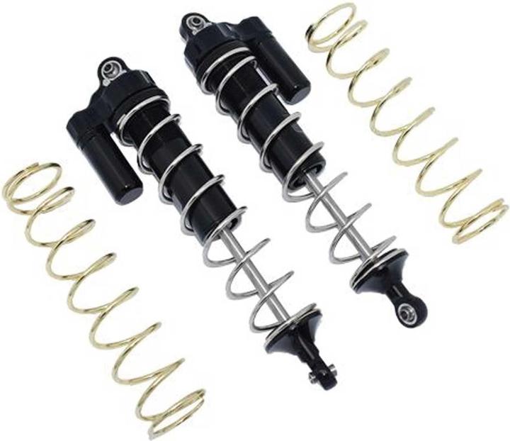 Actual product image GPM Alum. L-Shape Piggy Back Spring shock absorber 187mm rear black ARRMA Kraton, Outcast 8s