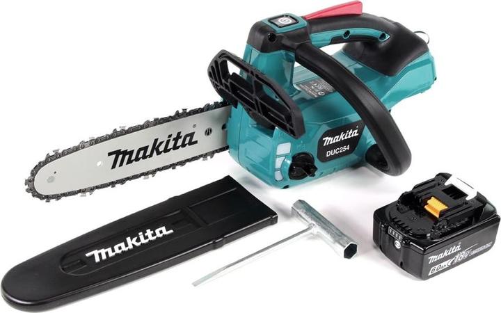 Makita DUC 254 G1 Battery chainsaw 18 V 25 cm Brushless + 1x battery 6.0 Ah - without charger (Battery chain saw)