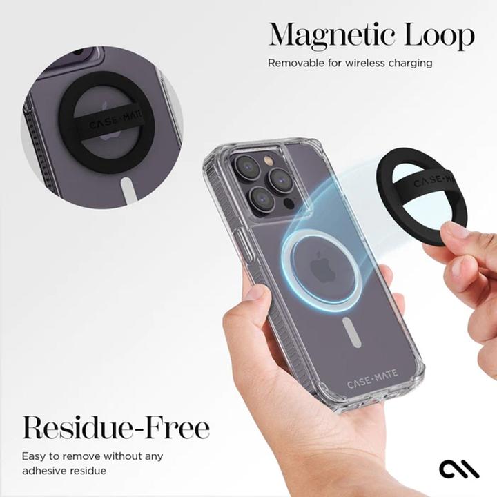 Produktbild Case-Mate Magnetschlaufengriff – MagSafe Fingergriff (Schwarz)