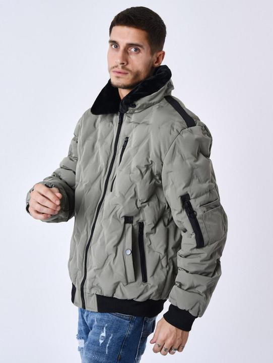 Actual product image Project X Paris Furry aviator collarPuffer Jacket (M)