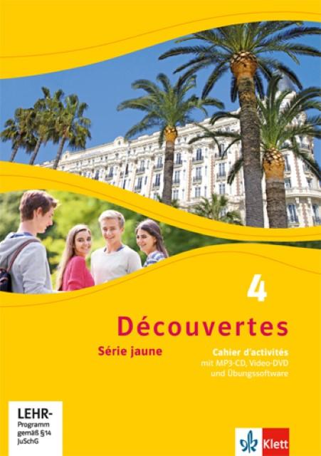 Image du produit Découvertes Série jaune 4. Cahier d'activités mit MP3-CD, Video-DVD und Übungssoftware (Allemand, Français, Maison d'édition Ernst Klett, 2015)