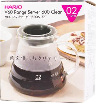 Actual product image Hario V60 Coffee pot glass 600ml (0.60 l)