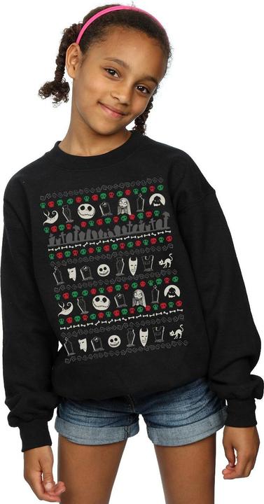 Immagine prodotto Disney Nightmare Before Christmas Festive Icons Felpa Ragazze (152, 158)