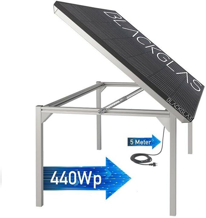 Produktbild Blackglas Solartisch ECOflex (440 W)
