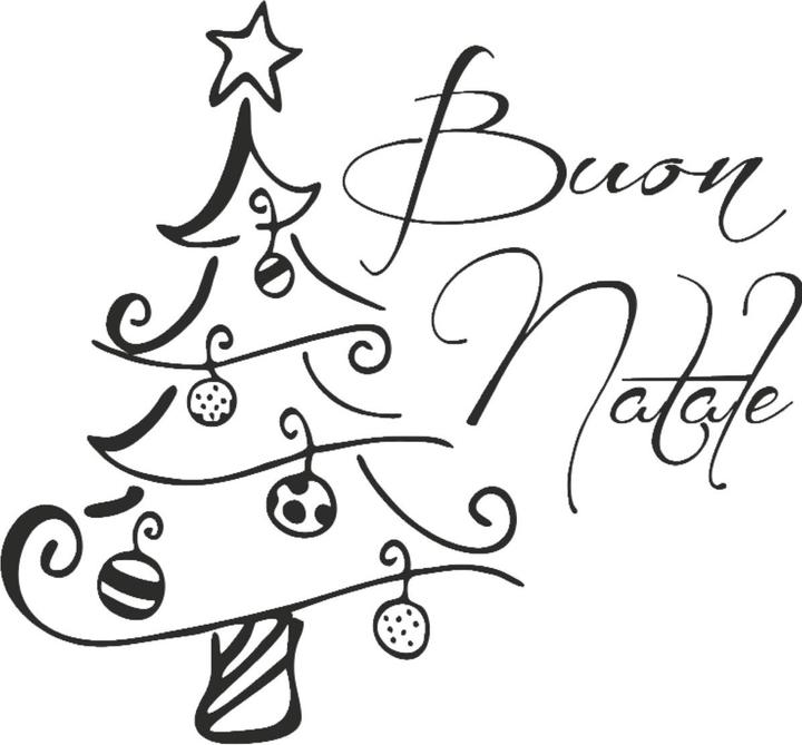 Actual product image Heyda Stamp Buon Natale