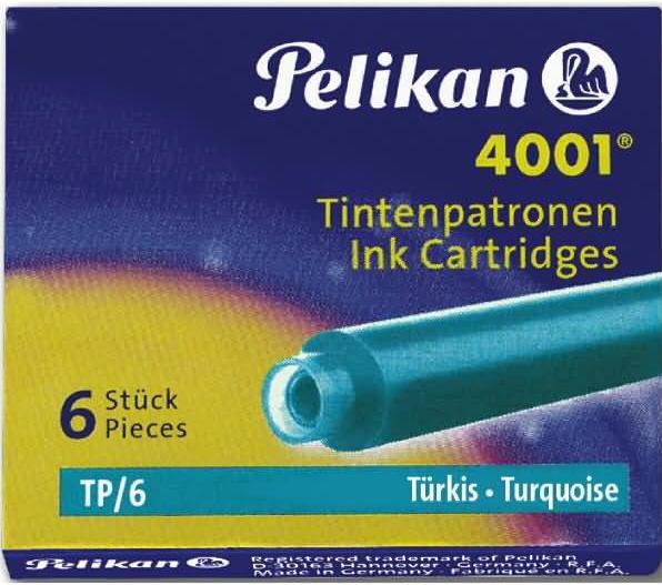 Produktbild Pelikan 4001 Tp/6 (Füllertinte, Türkis)