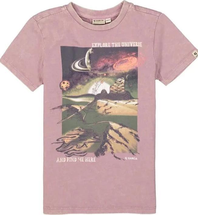 Immagine prodotto Garcia T-Shirt esplora l'Universo marsala (98)