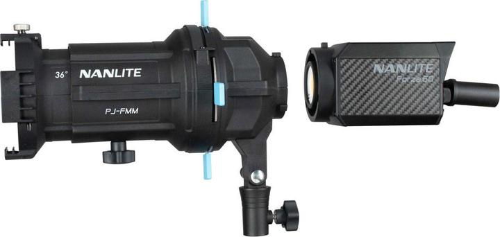 Actual product image Nanlite Projection attachment with 36°lens FM Mount