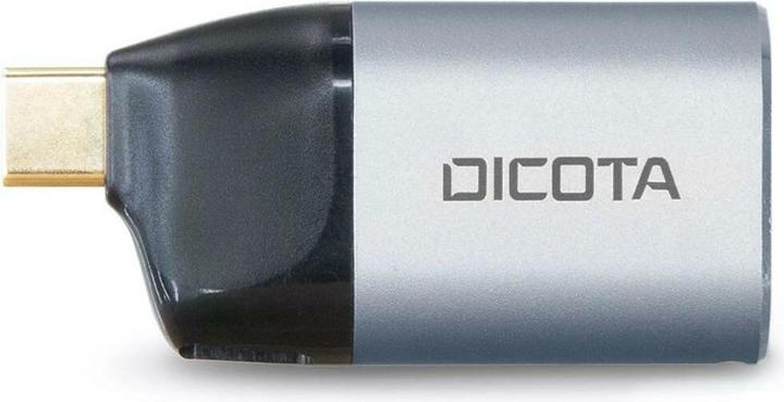 Actual product image Dicota USB-C to Ethernet Mini Adapter with PD (100W) silver (Thunderbolt, USB-C, 1 Ports)
