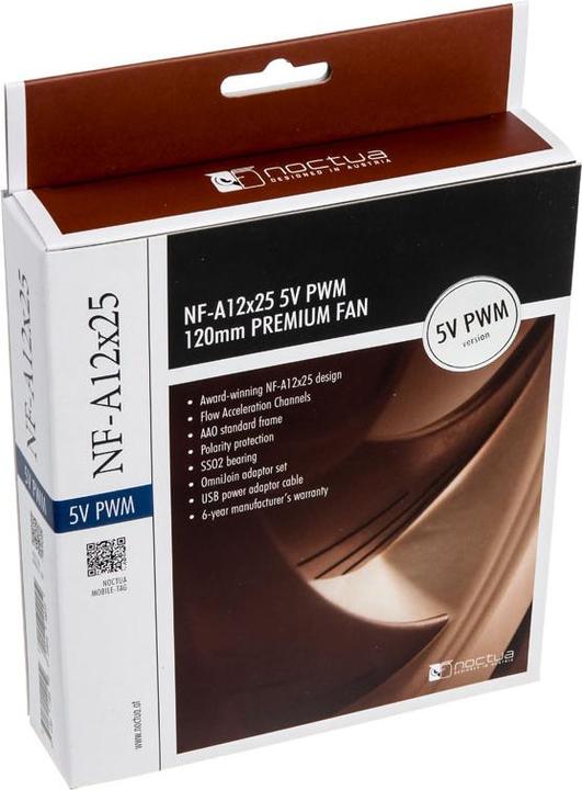 Actual product image Noctua NF-A12 PWM (120 mm, 1 x)