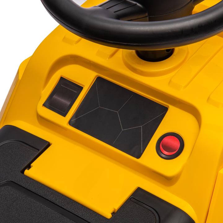 Actual product image Swisshandel24 Seat excavator, children's excavator, 3 in 1 ride-on excavator with shovel, scraper, roller, slide
