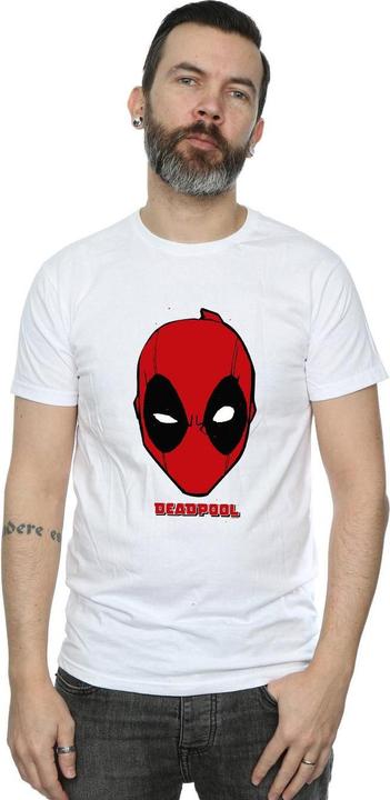 Actual product image Mens Deadpool Mask T-Shirt (S)