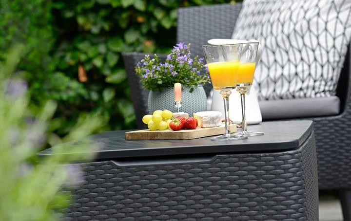 Actual product image Allibert Loungeset Salemo, Anthracite, 4 Seats