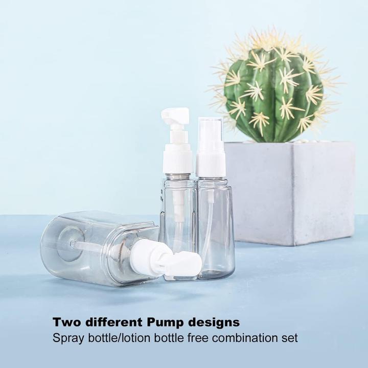 Image du produit Swissdetector Ensemble de Flacons de Voyage Pratique et élégant 4 en 1 - 50Ml - Vert (Housse)