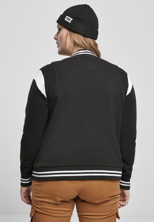 Actual product image Urban Classics Ladies Organic Inset College Sweat Jacket (S)