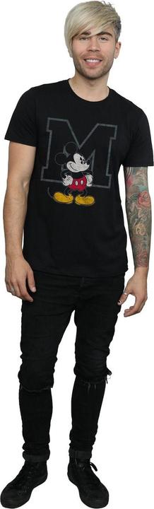 Image du produit Disney Mens Classic M Mickey Mouse Cotton T-Shirt (S)