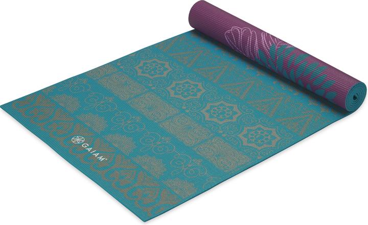 Image du produit Gaiam Kiku Yoga Mat réversible 6mm,d design (6 mm)