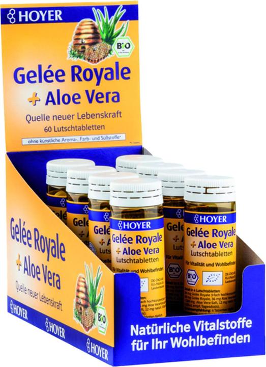 Hoyer Lutschtabletten Gelée Royale Aloe Vera (60 Stück, Tabletten, 30 g)
