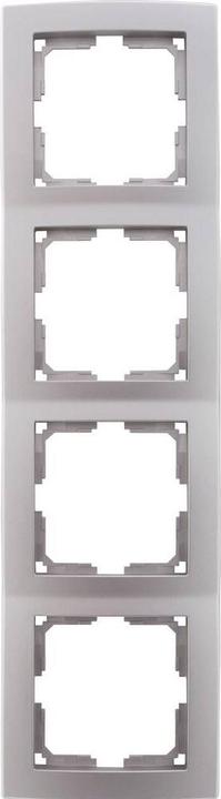 Produktbild REV 4fach Rahmen Platin 0208842304