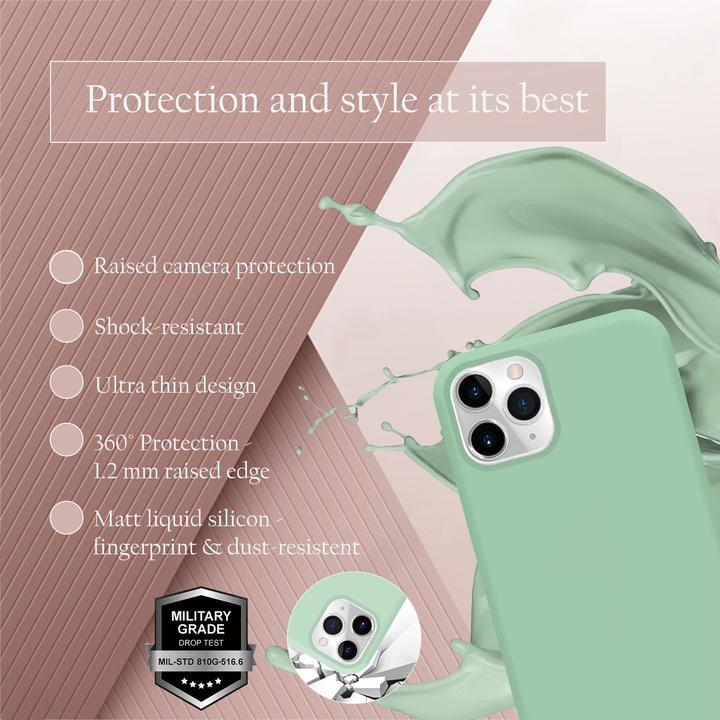 Immagine prodotto Cadorabo Copertura della cassa del silicone liquido TPU (Apple iPhone 11 Pro)