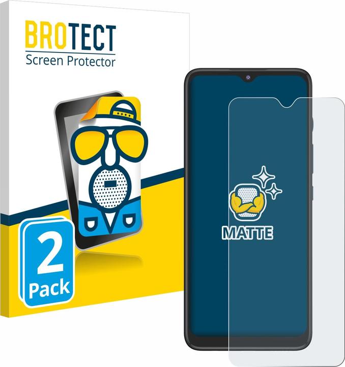 Actual product image BROTECT Anti-glare screen protector matt (2 Piece, Motorola Moto G50)