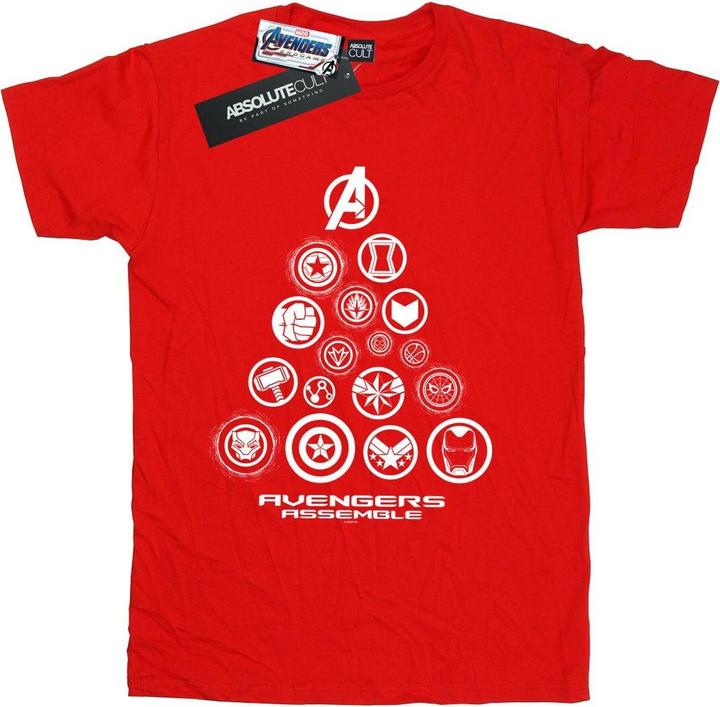Immagine prodotto Avengers Endgame Pyramid Icons Maglietta Uomo (S)