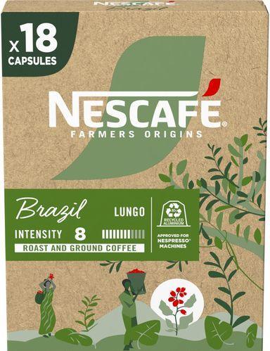 Actual product image Nescafé Farmers Origins Brazil (18 x Port.)