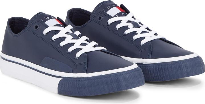 Actual product image Tommy Hilfiger Tommy Jeans Mens Leather Vulc - 55397 (45)