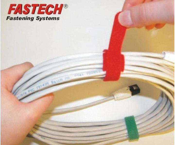 Produktbild Fastech ETK-3-3 Cabel Strap, weiss (Klettkabelbinder, 250 mm, 1 Stk.)