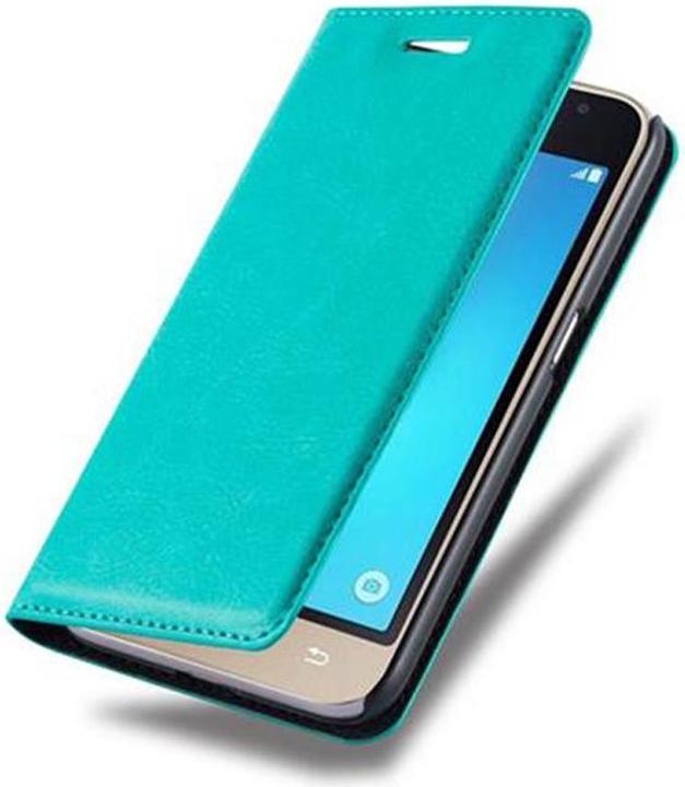 Actual product image Cadorabo Book Invisible Magnet Cover (Samsung Galaxy J1 (2016))