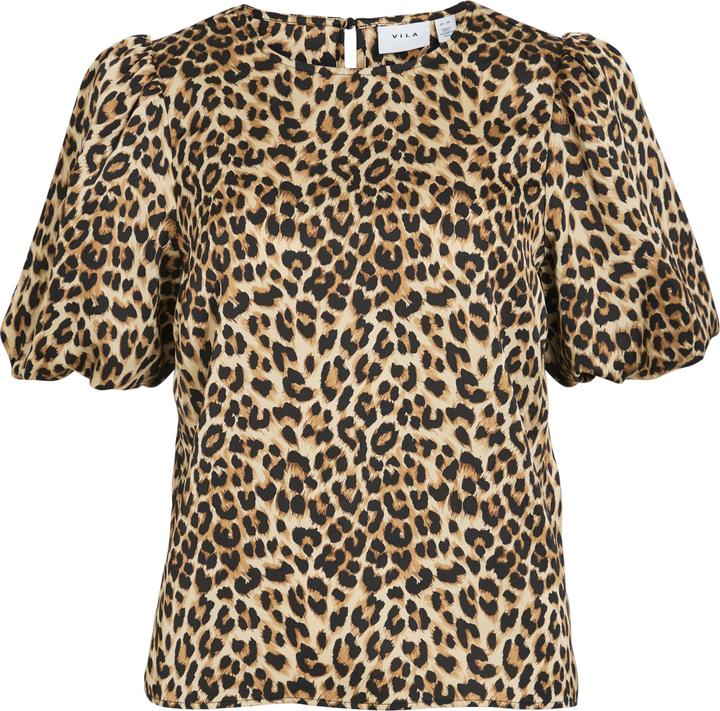 Actual product image Vila VIELLETTE Rundhals Oberteil mit kurzen Ärmeln (36)