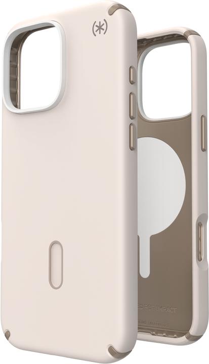 Actual product image speck Presidio2 Pro + ClickLock Apple iPhone 16 Pro Max Bleached Bone - with Microban (Apple iPhone 16 Pro Max)