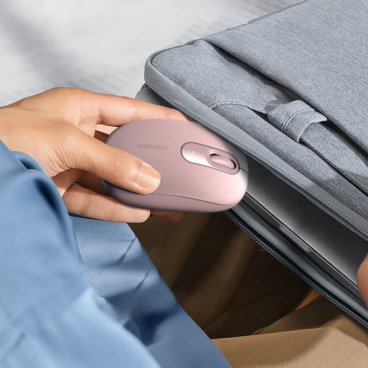 Actual product image Ugreen Wireless mouse 90686 2.4G (cherry pink) (Wireless)