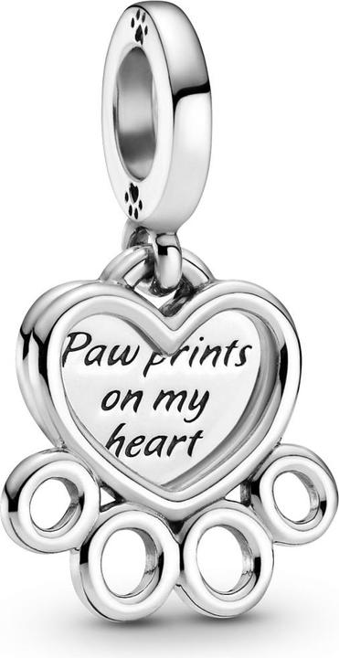 Image du produit Pandora Hearts & Paw Print Charm (Argent 925)