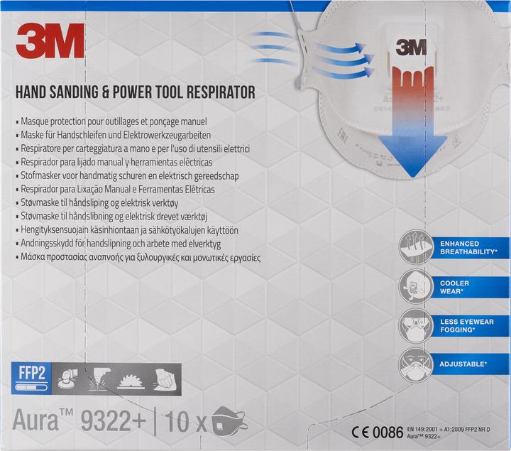 Image du produit 3M Aura 9322+ (FFP2, 10 x)