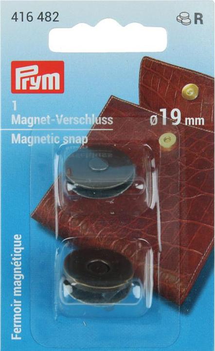 Produktbild Prym Magnet-Verschluss, altmessing 19 mm, Karte