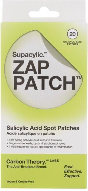 Image du produit Carbon Theory Supacylic. Zap Patch Pin-Point Salicylic Acid Spot Patches - Acné patches 20.0pcs