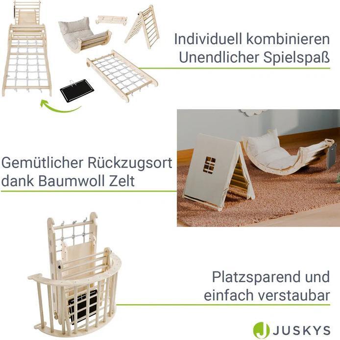 Image du produit Juskys Kletterdreieck Movario Vielseitiges Indoor-Klettergerüst