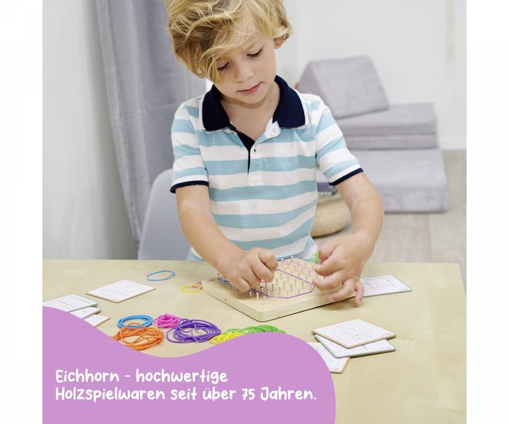 Actual product image Eichhorn EH Montessori geometry board (German)