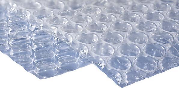 Immagine prodotto kaiserkraft Film a bolle d'aria, 2 strati, spessore 80 µm, LxL 500 mm x 50 m.