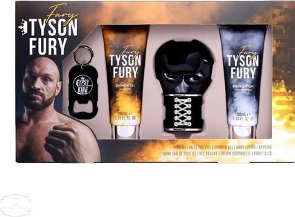 Actual product image Tyson Fury Gift Set 100ml EDT, Shower Gel, Body Lotion with Keyring