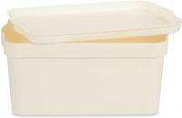 Actual product image Kipit plastic box with lid 7,5l cream (7.50 l)